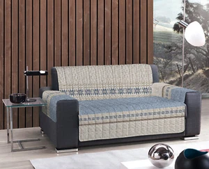 Copridivano Salvadivano Trapuntato Maglia 100% Cotone Antimacchia - Foto 1 di 39