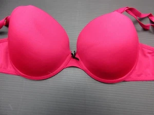 34C Maidenform Women's Pink Lined Padded Underwire T-Shirt Bra 1G - Picture 1 of 8