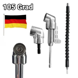 105 Grad Winkelschrauber Bithalter Schraubendreher 30cm Halter Flexibel Welle DE - Bild 1 von 12
