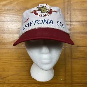 Vintage NASCAR Hat Daytona 500 Winston Cup Trucker Rope SnapBack Cap 90s NWT - Picture 1 of 10