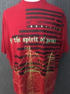 Massive Revolution Embroidered Decorative Men's Short Sleeve T-shirt XL EUC - Picture 1 of 9