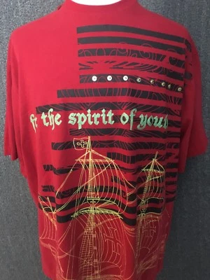 Massive Revolution Embroidered Decorative Men's Short Sleeve T-shirt XL EUC - Image 1 of 4