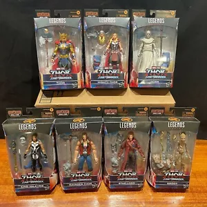 Marvel Legends THOR LOVE AND THUNDER 7 Figure SET (KORG BAF) COLLECTORS MINT - Picture 1 of 12