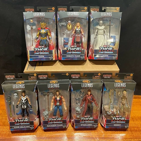 Marvel Legends THOR LOVE AND THUNDER 7 Figure SET (KORG BAF) COLLECTORS MINT Cover