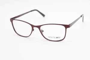 NEW NEW GLOBE L5170-P BURGUNDY AUTHENTIC EYEGLASSES 50-17 - Picture 1 of 4