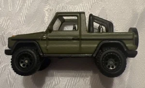 Diecast 1991 Mercedes-Benz G Class. Loose. 1:64. Hotwheels. Army Green VGC - Picture 1 of 7