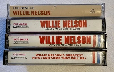 4 Willie Nelson Cassette Tapes — 第 1/3 张图片