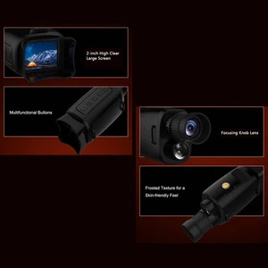 Digital Night Vision Monocular 1080P Infrared Night Vision Scope For Outdoo Kit - Picture 1 of 12