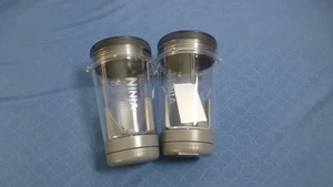 Ninja Foodi 14 Unzen Power Nutri Schüssel & Aufbewahrungsdeckel Smoothie Tasse - Menge 2 - Bild 1 von 3