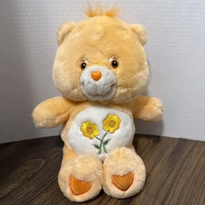 Vintage Care Bear Friend Bear 13” Peach Plush Stuffed Animal Toy 2002 - Picture 1 of 4