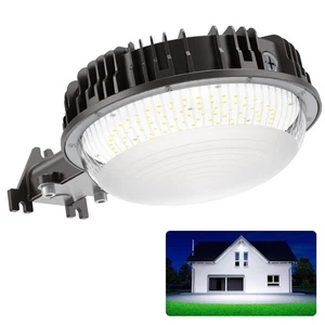 80W LED Yard Light with Photocell, Outdoor Garden Barn Lighting 5000K Wall Mount - Picture 1 of 8