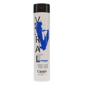 Celeb Luxury Viral Extreme Blue Colorwash Shampoo 8.25 oz - Picture 1 of 8