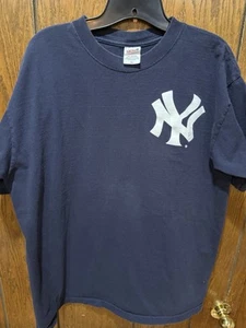 ANVIL NEW YORK YANKEES PHIL RIZZUTO PLAYER T-SHIRT BASEBALL LARGE - Picture 1 of 4