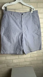 IZOD Herren leichte Baumwolle Chino Shorts Gr. 34 hellblau Freizeit cool - Bild 1 von 12