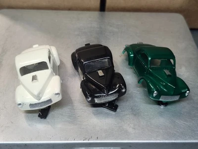 JOHNNY LIGHTNING? AND (2) BK & WHT UNKNOWN WILLYS BODIES HO SLOT CAR - Image 1 of 3