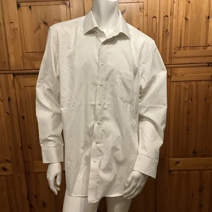 Camisa de hombre Bexleys Exclusive blanca camisa clásica talla 43 sin aros - Imagen 1 de 7