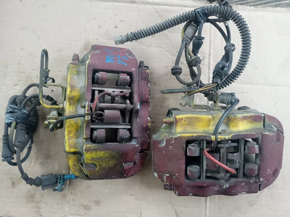 2007-2015 AUDI Q7 BREMBO REAR BRAKE CALIPERS 04-10 TOUAREG PORSCHE CAYENNE SET - Image 1 of 4