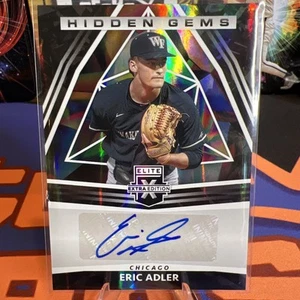 2022 Elite Extra Edition Hidden Gems Auto HG-EA Eric Adler White Sox Autograph - Picture 1 of 10
