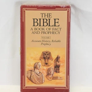 VHS The Bible Book of Fact and Prophecy Vol 1 Video Factory Sealed - Imagen 1 de 4
