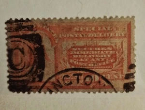 Francobollo 10 Centesimi Arancione Consegna Speciale 1893 - Foto 1 di 1