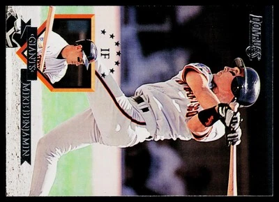 1995 Donruss #546 Mike Benjamin San Francisco Giants - Image 1 of 2