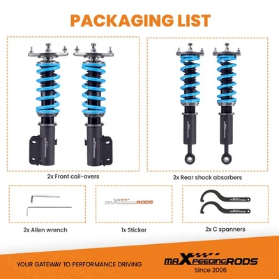 Coilover per Mitsubishi 3000GT AWD 1991-1999 & Dodge Stealth 1991-1996 - Immagine 1 di 4