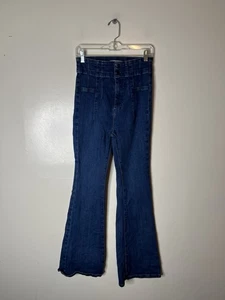Pantalones de mezclilla Free People Jayde acampanados para mujer talla 28 - Imagen 1 de 10