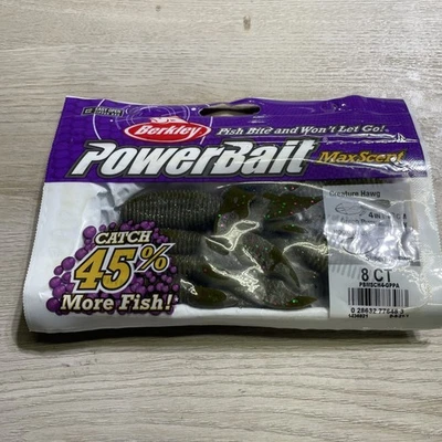 Berkley •PowerBait MaxScent• Creature Hawg 4"•(Fiesta Calabaza Verde) Foto 1 de 2
