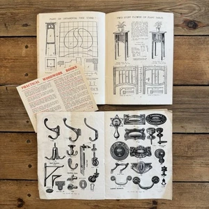 Antique Furniture Design Booklet Scale Drawings Earnshaw’s Woodwork Quarterly - Bild 1 von 15