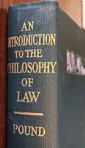 Eine Einführung in die Philosophie von LAW YALE University Press Roscoe Pound 1937 - Bild 1 von 7
