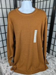 St John's Bay Big & Tall Super Soft Men's Ginger 2XLT Thermal Shirt NWT Orig $38 - Picture 1 of 12