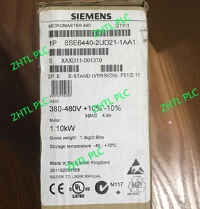 6SE6 440-2UD21-1AA1 NEW SIEMENS 6SE6440-2UD21-1AA1 Frequency Converter - Picture 1 of 3