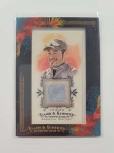 2009 Topps Allen & Ginter Ichiro Suzuki Mini gerahmte Relikte Trikotkarte #AGR-IS - Bild 1 von 2