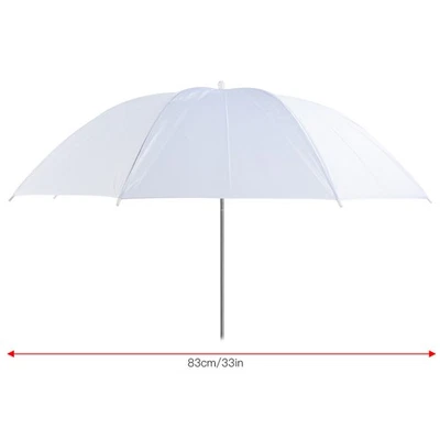 33 Inch Translucent White Soft Umbrella For Photography Studio Flash Light^ - Image 1 of 4