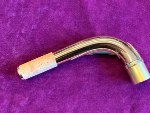 New YANAGISAWA BARITONE SAX Neck in SOLID BRONZE - BW2 - Ships FREE WORLDWIDE - Picture 1 of 7