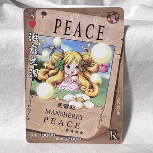 Tarjeta de anime Mansherry R OP-02-093 de una pieza TCG CCG - Imagen 1 de 2