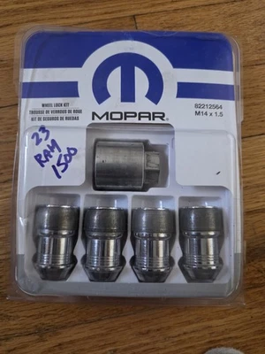 2023 OEM Dodge Ram 1500 Wheel Locks And Key Used - Image 1 of 3