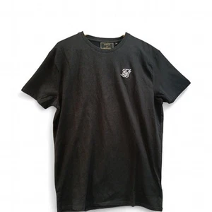 BNWT Men's Siksilk Black T-Shirt Designer Logo Crew Neck Tee T-Shirt UK X-Large - Picture 1 of 24