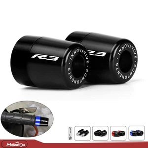 Handle Bar Ends Hand Grips Plugs Caps For YAMAHA YZF R3 YZF-R3 YZFR3 YZF300 - Bild 1 von 21