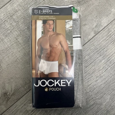 Paquete de 2 calzoncillos jockey vintage 2007 bolsa frente mosca ropa interior grande de algodón Foto 1 de 4