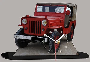 MINIATURE, CAMION POMPIER HUTCHKISS, pompier-hutchkiss-13 en horloge - Picture 1 of 1