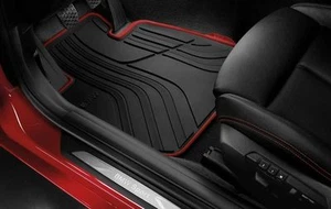 Genuine BMW Sport Line All Weather Rubber Floor Mats FRONT F30 F31 F34 GT F80 M3 - Imagen 1 de 1