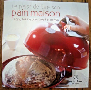 NEW Emile Henry Baguette Baker Bread Recipes - 14 page pamphlet - Picture 1 of 4