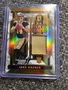 2023 Panini Gold Standard Jake Haener Newly Minted Patch RC 22/49 Saints