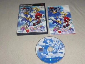 PLAYSTATION PS2 JAPAN GAME SONIC HEROES W CASE & MANUAL COMPLETE SEGA - Picture 1 of 1