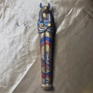 Vintage J.C. Crafts 12 Zoll Ägyptischer Sarkophag Räuchergefäß - Bild 1 von 5