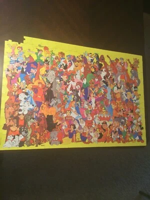 Rompecabezas de 300 piezas de personajes de fantasía Whitman Disney 1981 vintage faltan 2 piezas Foto 1 de 4