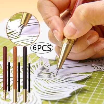 Cuchillos para tallar a mano para álbumes de recortes, tallar a mano y cortar pegatinas de regalos Foto 1 de 4