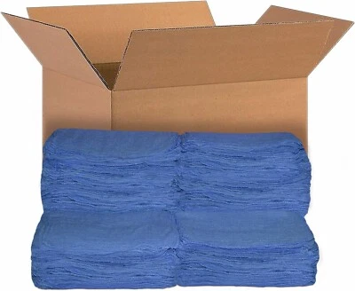 COTTON HOMES 1000 Bulk Industrial Shop Towels Cleaning Rags Cotton 12"x12"