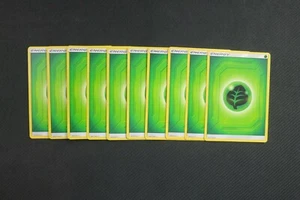  Pokemon TCG Karte 10x Basic Gras Energie 2019 Style - Bild 1 von 1